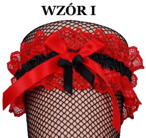 Podwiązka z kokardkami